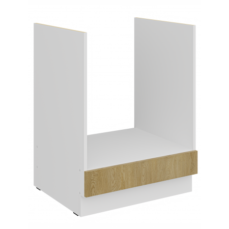 Szafka kuchenna pod piekarnik 60 cm CREMA dąb cremona / biały mat 60 D GAZ BB